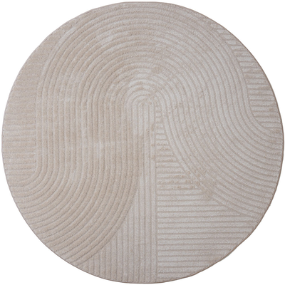 Vloerkleed Ella beige rond