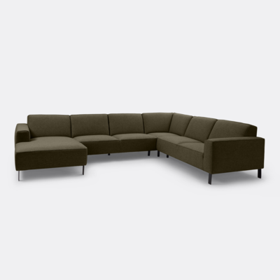 Loods 5 u-hoekbank Toronto nero