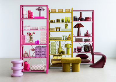 Lundia boekenkast - Hot pink