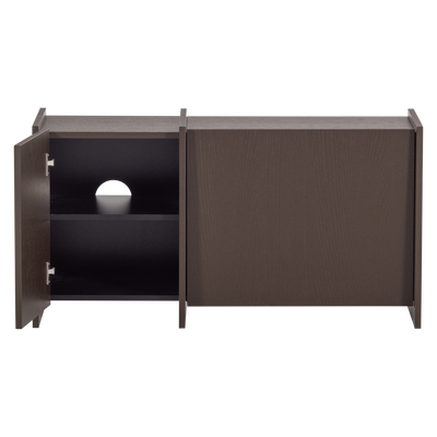 Brock tv meubel 102 cm essen fineer middenbruin [fsc]