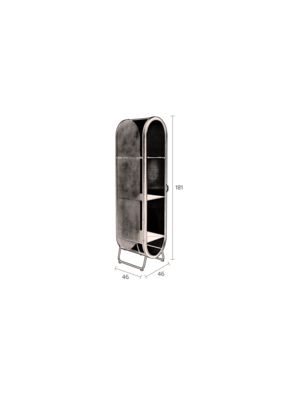Dutchbone vitrinekast Oval
