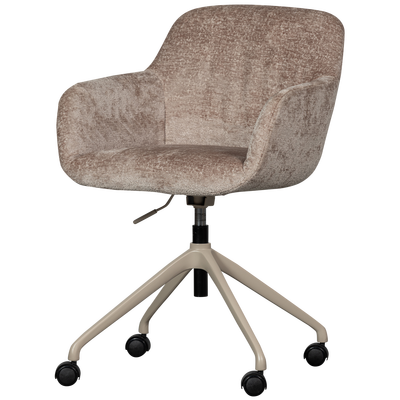 Morros bureaustoel chenille taupe