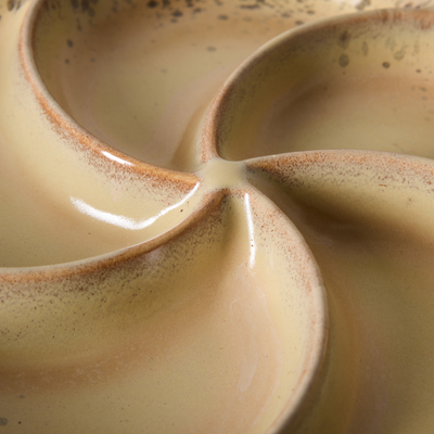 HKliving Servies 70s ceramics snack tray Grit