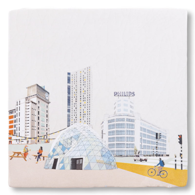 StoryTiles wandtegel Eindhoven verlicht je