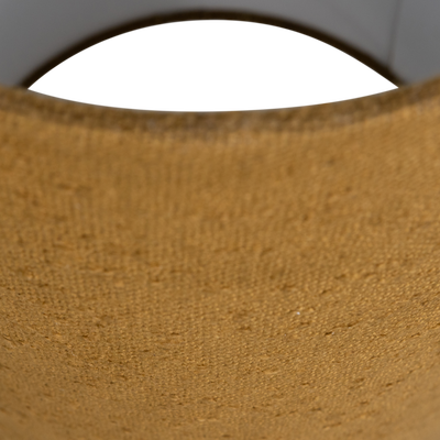 Loft vloerlamp metaal/boucle naturel met strepen 130xo30 cm