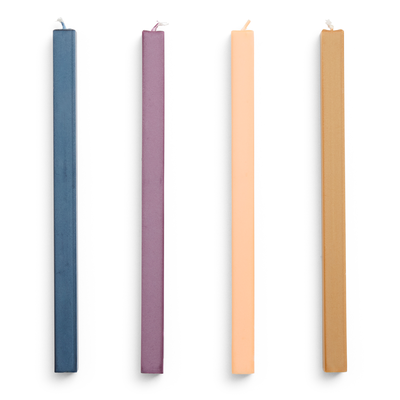 HAY Square Candle | Set van 4