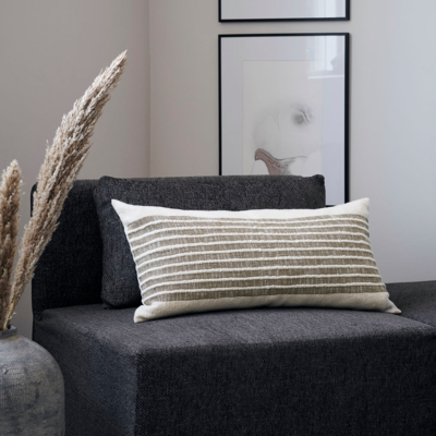 House Doctor kussen Yarn mosterd