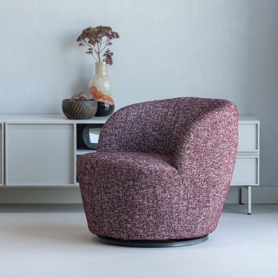 Serra draaifauteuil naturel melange