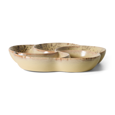HKliving Servies 70s ceramics snack tray Grit