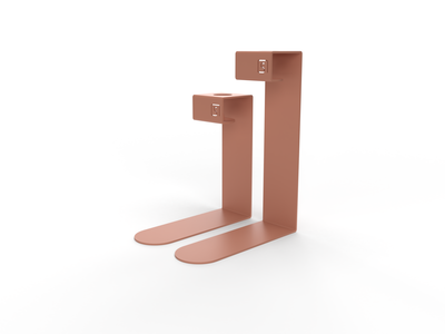 Steellish kandelaar Mino