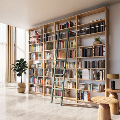 Lundia Original boekenkast met trap