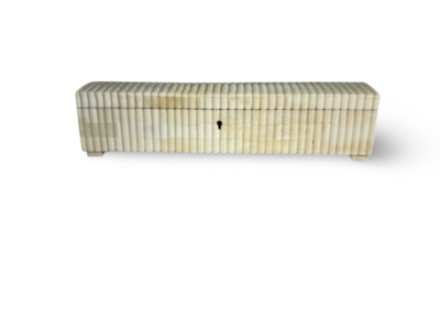 Pennenbak bone inlay wit