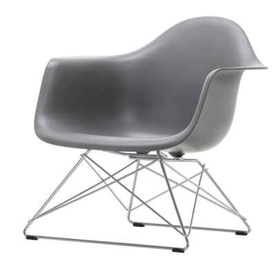 Vitra loungestoel Eames LAR chroom onderstel