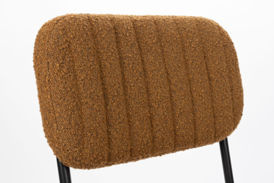 Housecraft living eetkamerstoel Jake bouclé