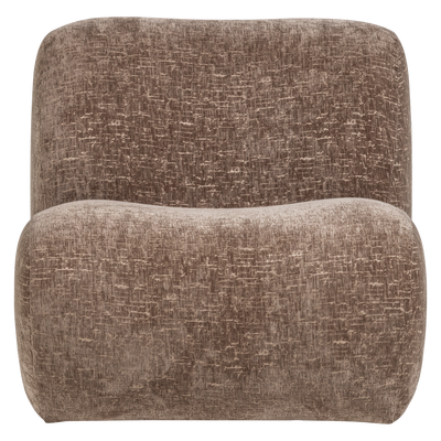 Nomu fauteuil grove chenille lichtbruin [fsc]