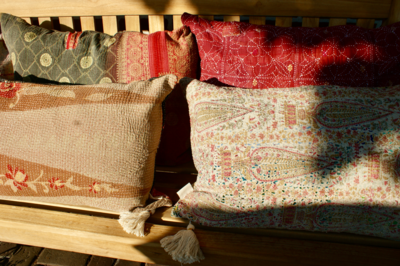 Kussen Kantha vintage 40x60 cm