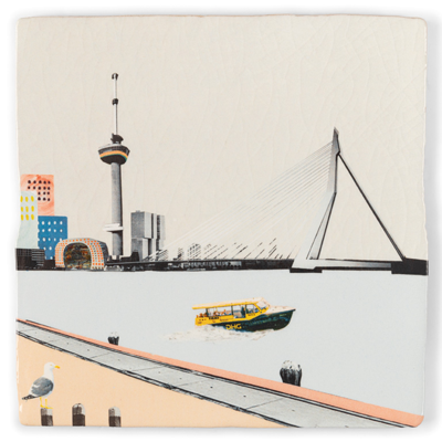StoryTiles wandtegel Groots Rotterdam