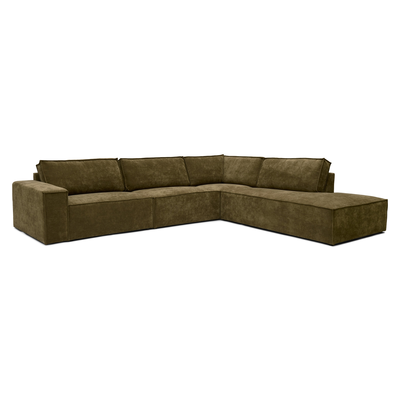 Hoekbank Segment Becotton green
