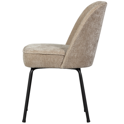 Vogue eetkamerstoel structure velvet brass