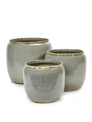 Serax plantenpot Costa grijs