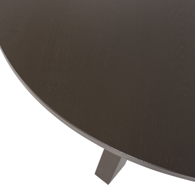 Rhonda eettafel o129 cm eiken middenbruin [fsc]