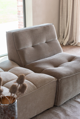 Bankelementen Grid Taupe