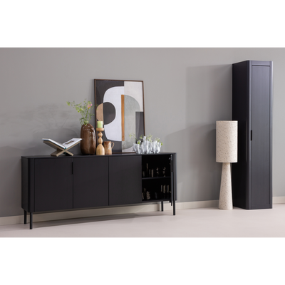 Gunnar dressoir 200 cm grenen mud [fsc]