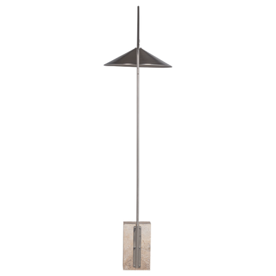 Korn vloerlamp metaal chroom