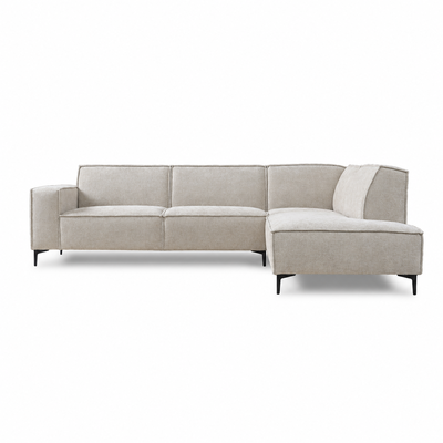 Hoekbank Valora Beige Ottoman