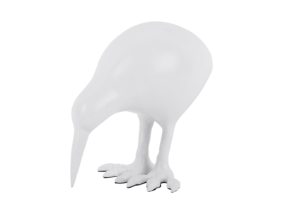 Decoratief object Kiwi Bird - Metaal