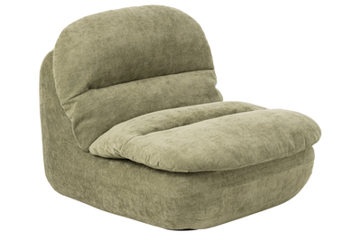 Loungestoel gecomprimeerd schuim groen j-line