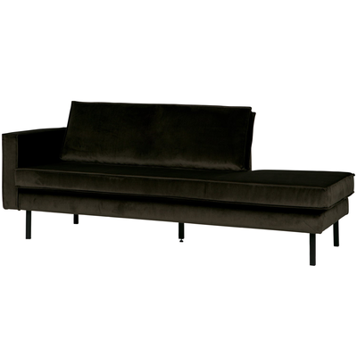 Rodeo daybed links structure velvet brass