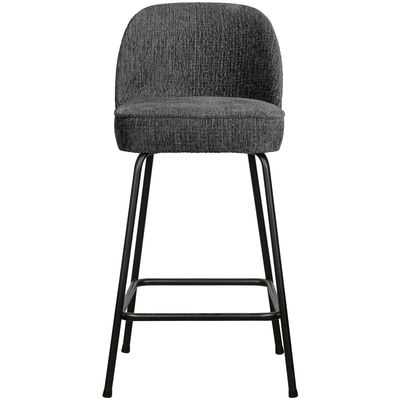 Vogue barstoel 65 cm 3d chenille middenbruin