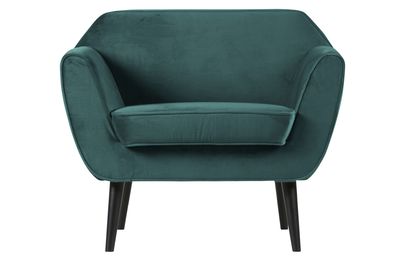 fauteuil Rocco fluweel
