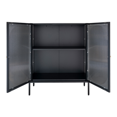 Metalen vitrinekast Abbey - 90 x 110 cm