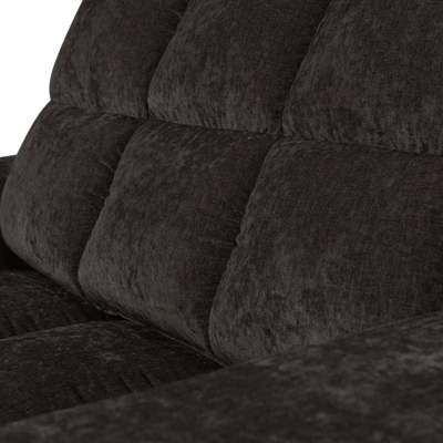Second date loveseat velvet warmgrijs
