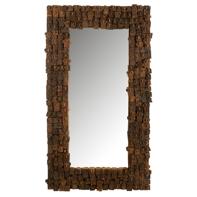 Spiegel Syma gerecycled hout