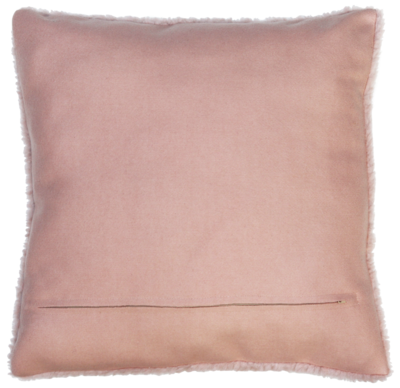 Kussen Teddy oudroze 46x46 cm