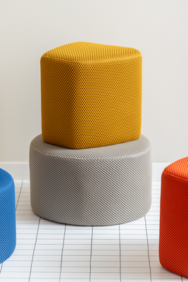 Poef Retro Mesh Rond