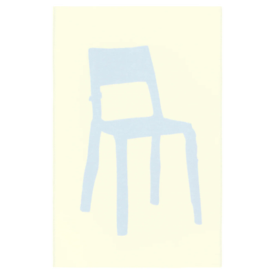 Maixon Deux Plaid Splitted Chairs blue/butter yellow 130x200 cm