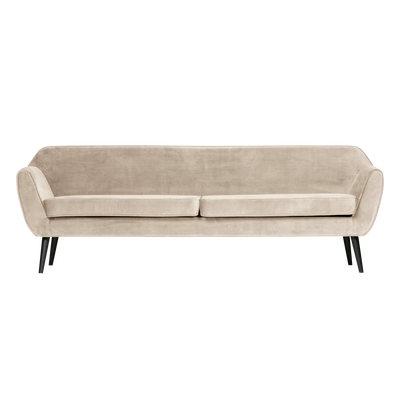 Rocco xl bank 230 cm velvet off white [fsc]