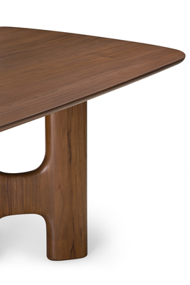 Eettafel Flow teak wild brown