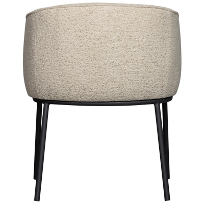 Leon eetkamerstoel boucle naturel melange