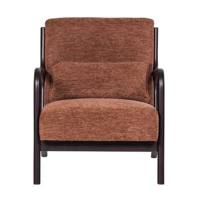 Mark fauteuil chenille bruin