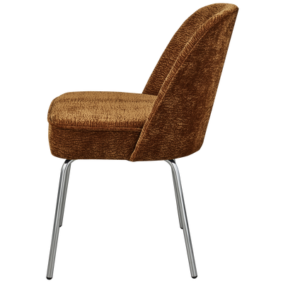 Vogue eetkamerstoel structure velvet brass