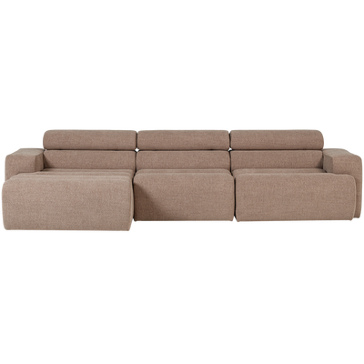 Novi chaise longue bank links oranje melange