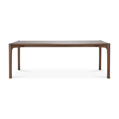 Ethnicraft - PI eetkamertafel - bruin teak Ethnicraft - Tafel PI 220x95 - bruin teak - gelakt 
