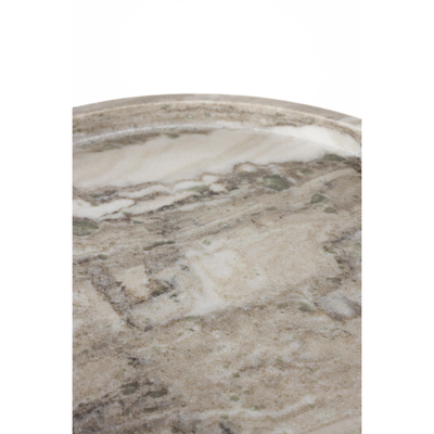 Cosmopolitan bijzettafel rond 40 cm marmer