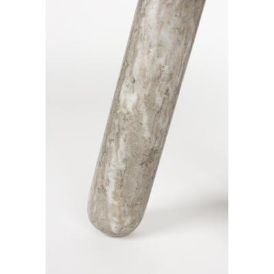 Cosmopolitan bijzettafel rond 40 cm marmer