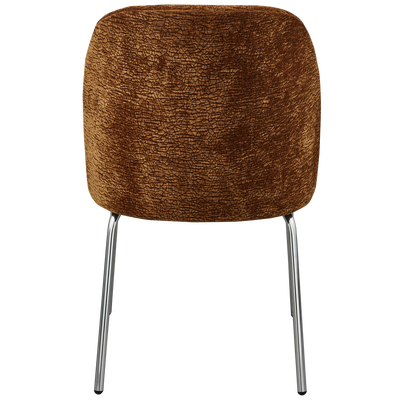 Vogue eetkamerstoel structure velvet brass
